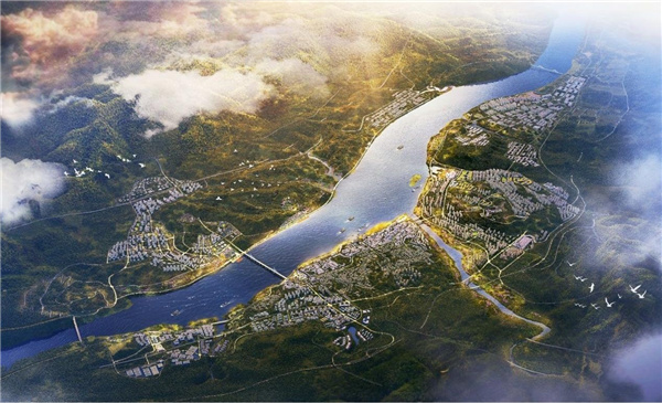 重庆市丰都县长江—龙河滨水空间城市设计