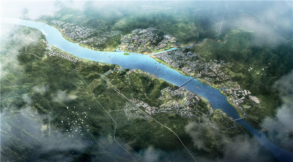 重庆市丰都县长江—龙河滨水空间城市设计